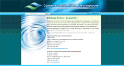 Desktop Screenshot of ezguide.conservefloridawater.org